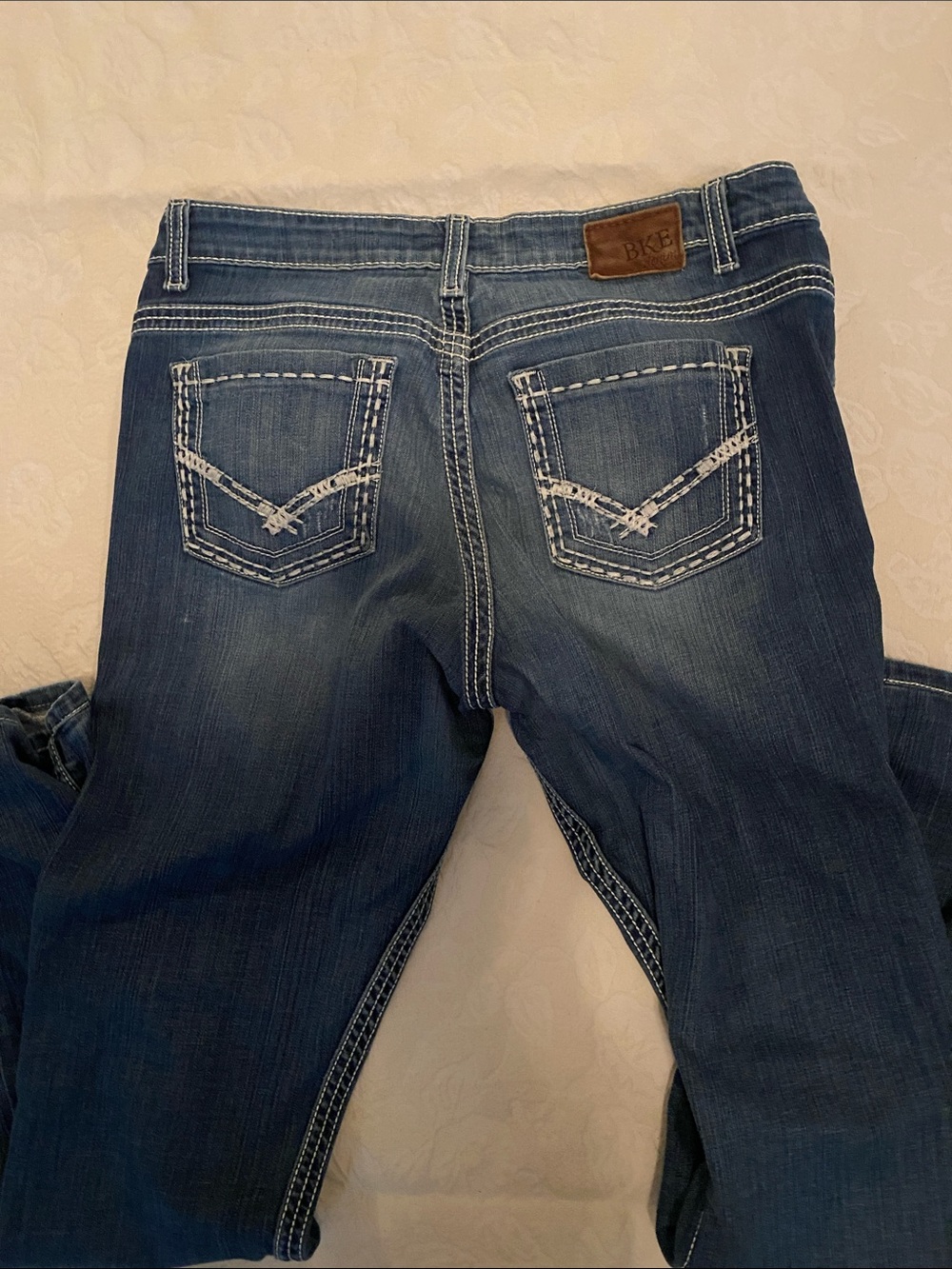 BKE Dark Blue Women's Bootcut Jeans - Picture 4 of 6